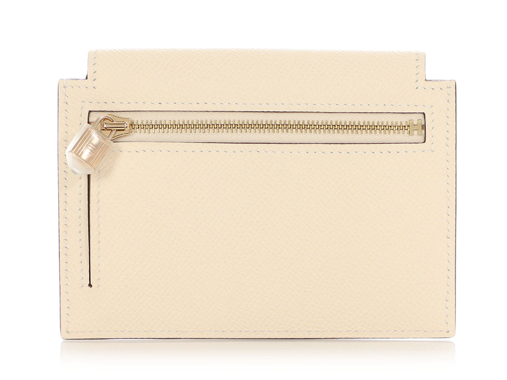 Hermès Nata Epsom Kelly Pocket Compact Wallet