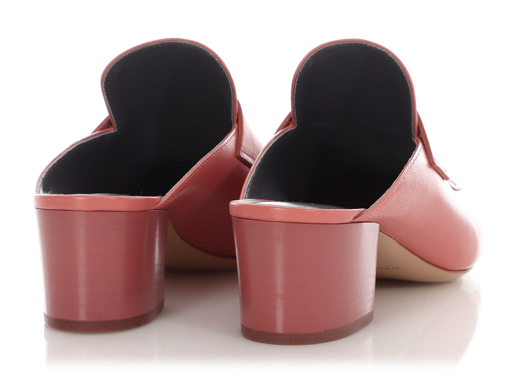 Hermès Pink Paradis Mules