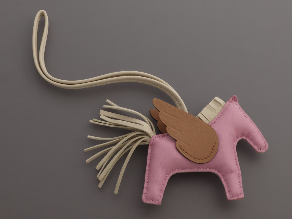 Hermès Mauve Sylvestre Lambskin Rodeo Pégase PM