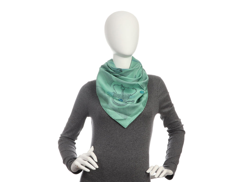Hermès Etude pour une Parure de Gala Silk Scarf 90cm