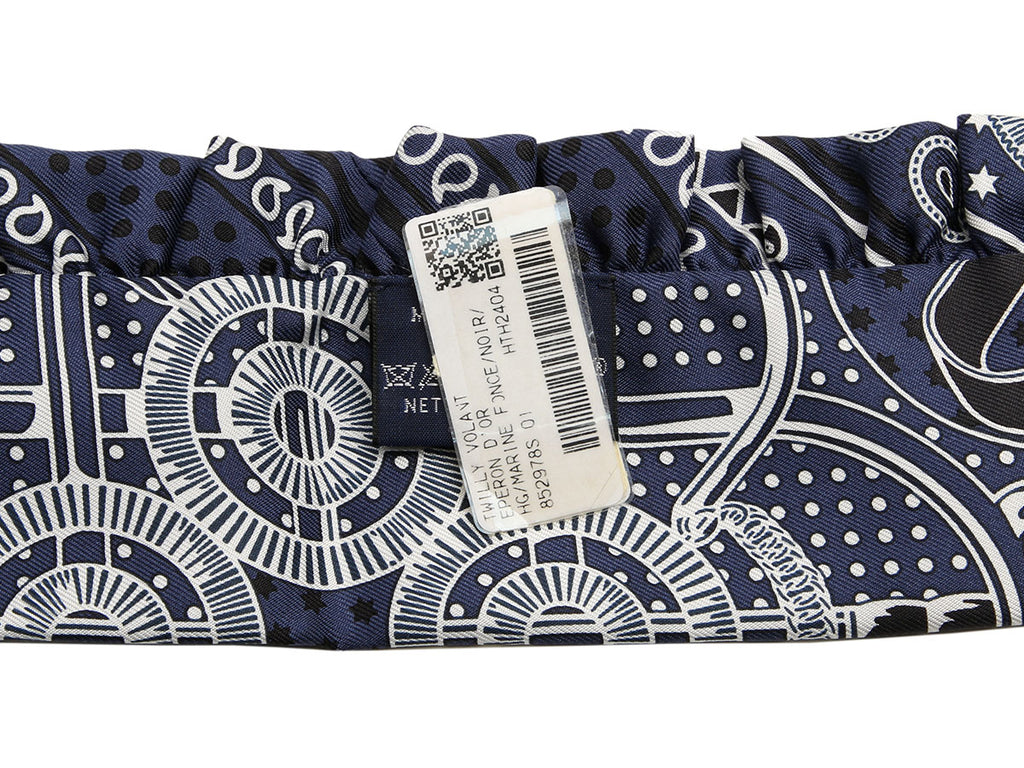 Hermès Eperon d'Or Bandana Silk Twilly