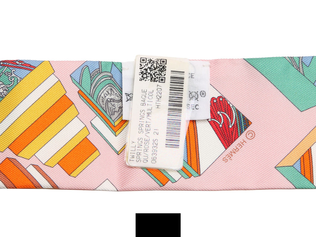 Hermès Springs Springs Bague Silk Twilly