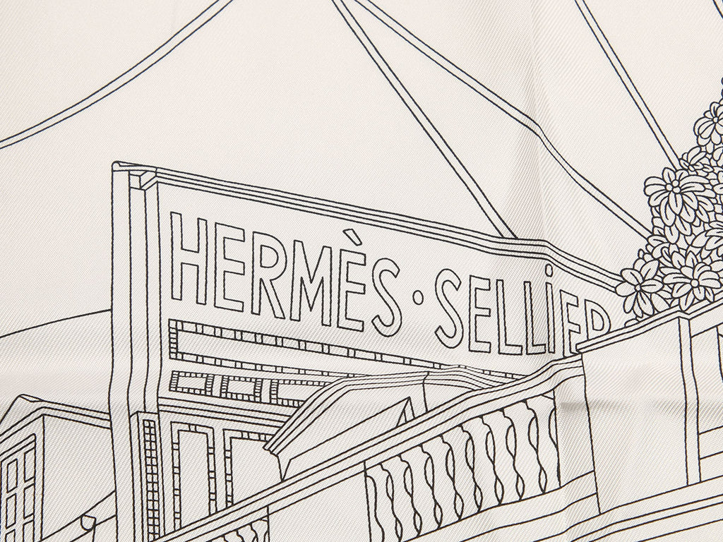 Hermès Flagship Silk Scarf 90cm