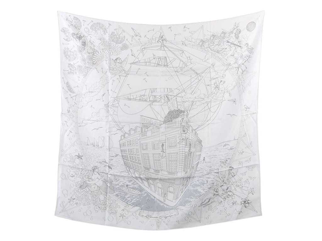 Hermès Flagship Silk Scarf 90cm