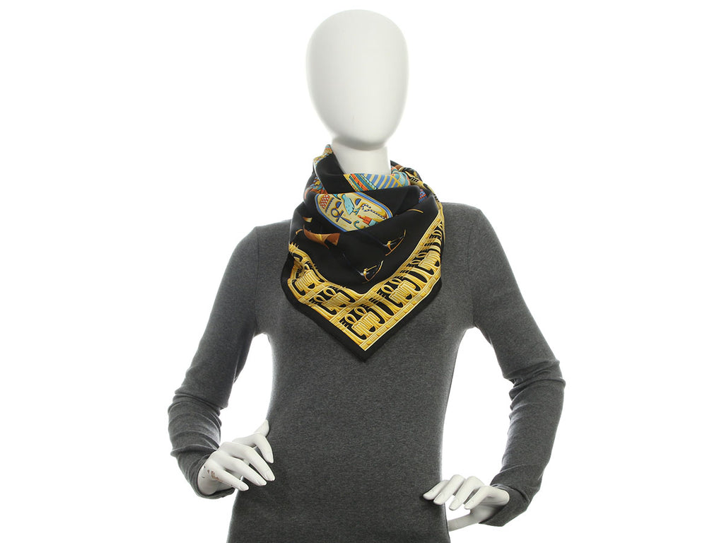 Hermès Tutankhamun Silk Scarf 90cm