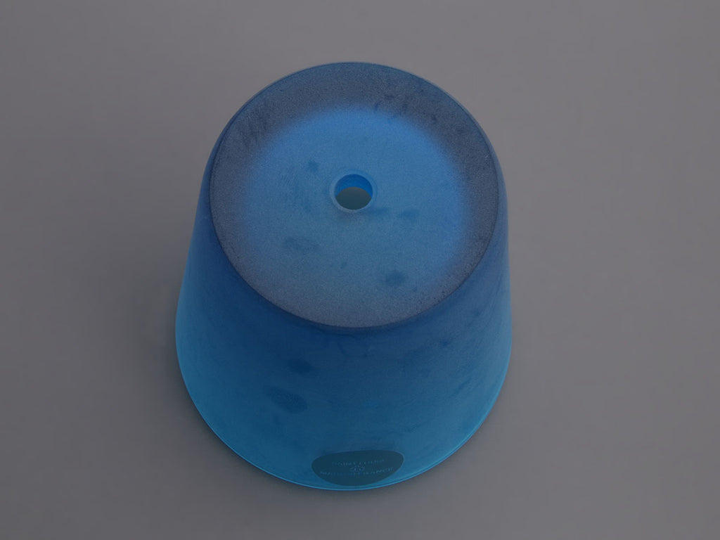 Hermès Blue Glass Petit H Flower Holder