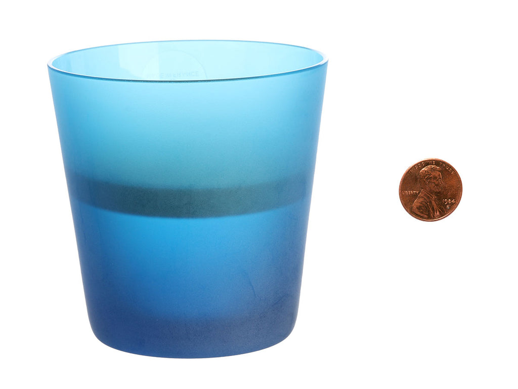 Hermès Blue Glass Petit H Flower Holder