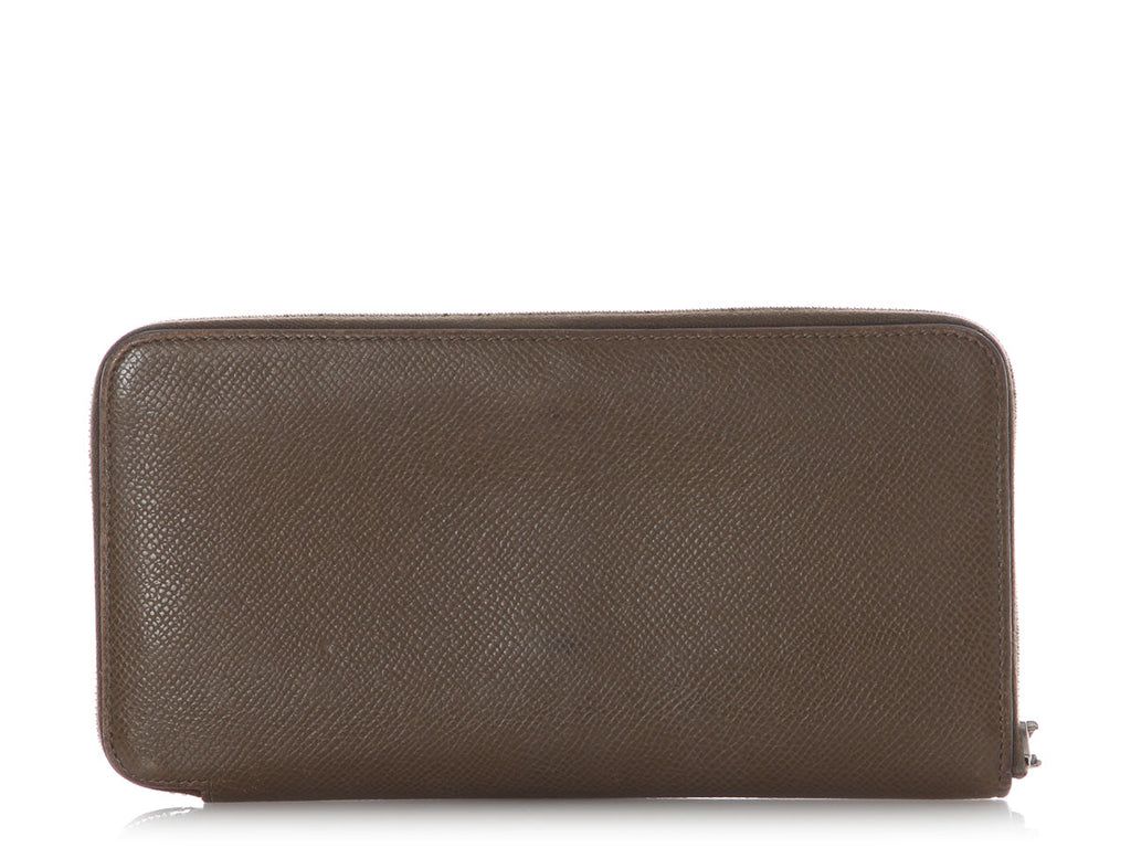 Hermès Etoupe Epsom Silk’In Long Wallet