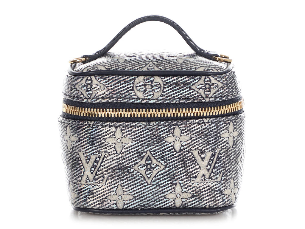 Louis Vuitton Bleu Autres Toiles Monogram Micro Vanity