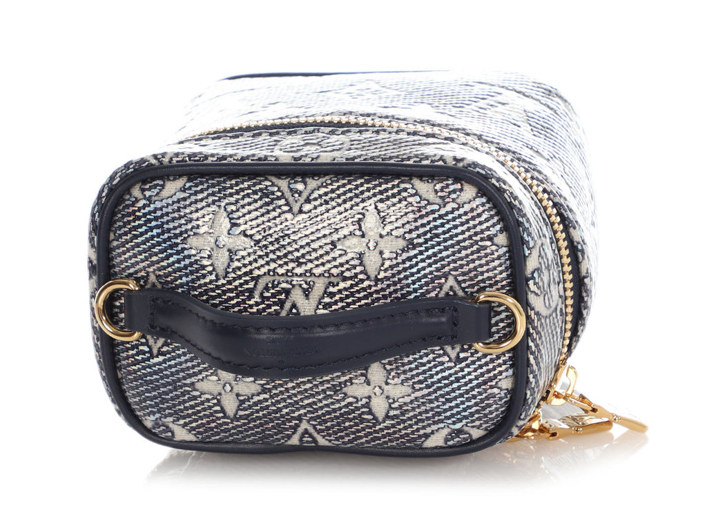 Louis Vuitton Bleu Autres Toiles Monogram Micro Vanity
