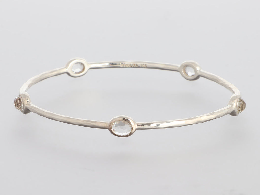 Ippolita Sterling Silver 5-Stone Rock Candy Bangle