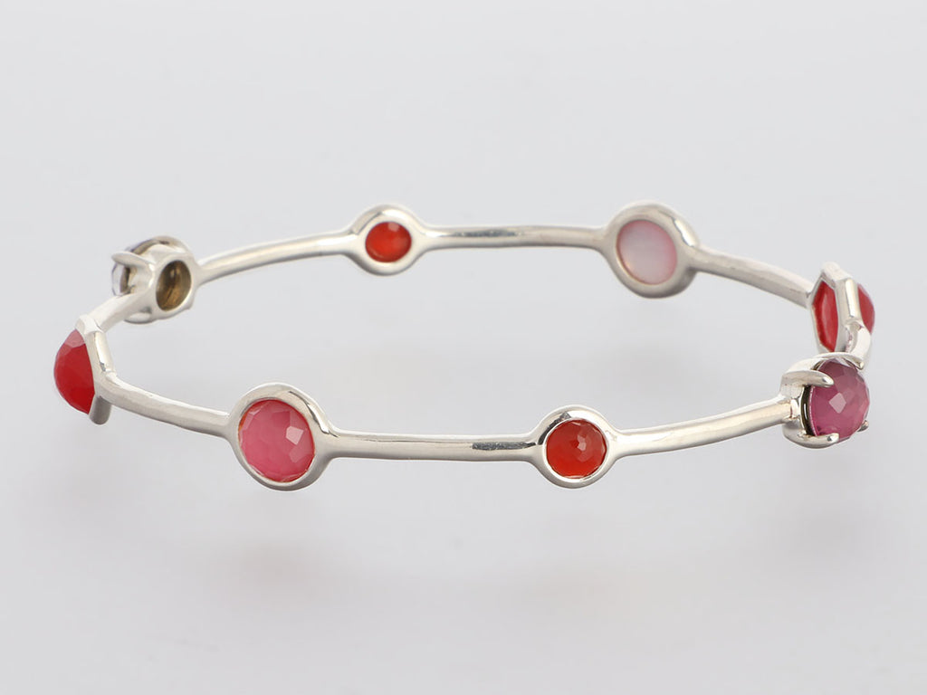 Ippolita Sterling Silver Rock Candy Multi-Stone Sedona Bangle