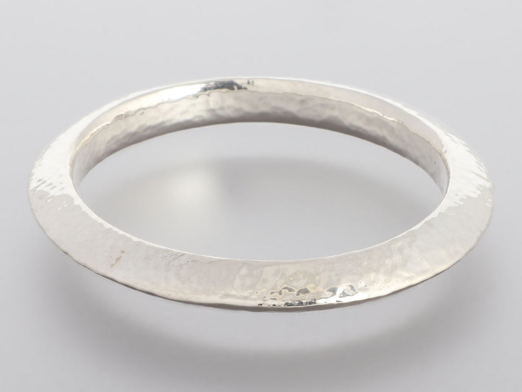 Ippolita Sterling Silver Glamazon Knife-Edge Hammered Bangle