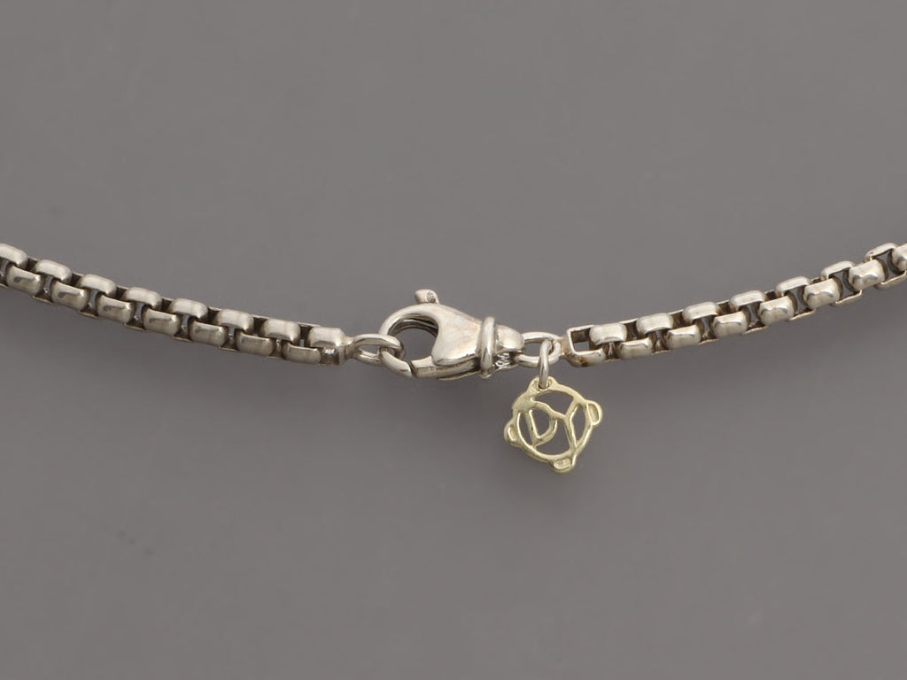 David Yurman Two-Tone Long Box Chain with Extender