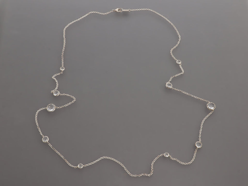 Ippolita Long Sterling Silver Rock Crystal Necklace