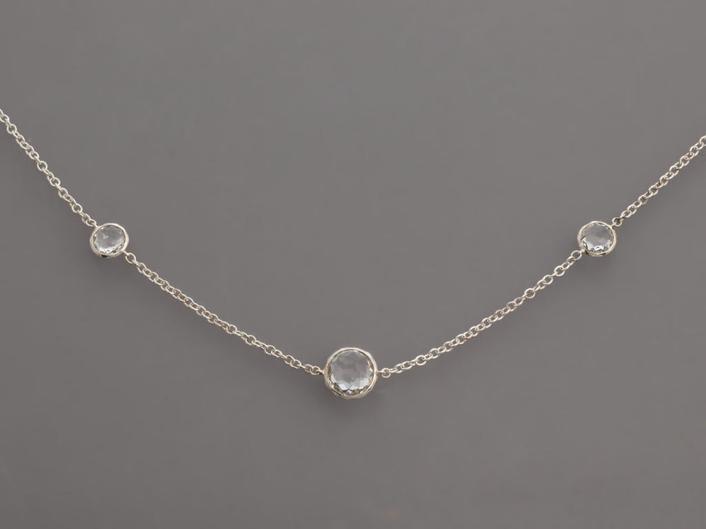 Ippolita Long Sterling Silver Rock Crystal Necklace