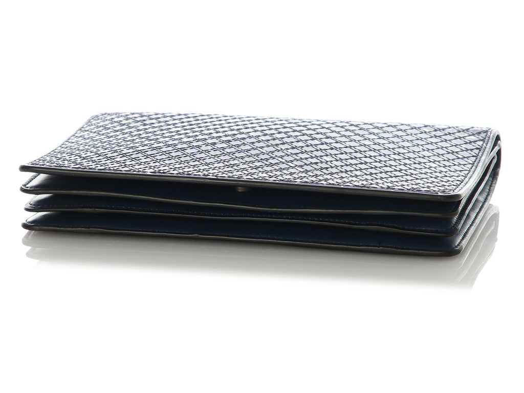Bottega Veneta Blue and Purple Clutch