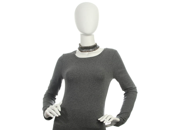 Bottega Veneta Sterling Silver Flex Choker