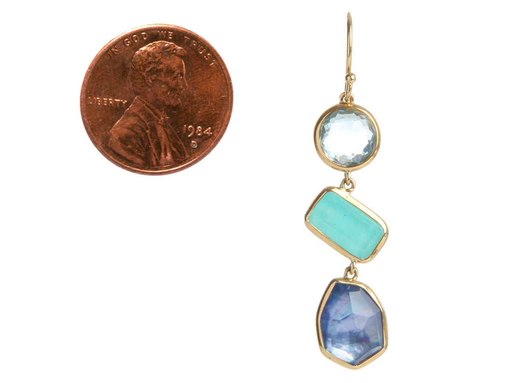 Ippolita 18K Yellow Gold Waterfall Rock Candy Drop Earrings