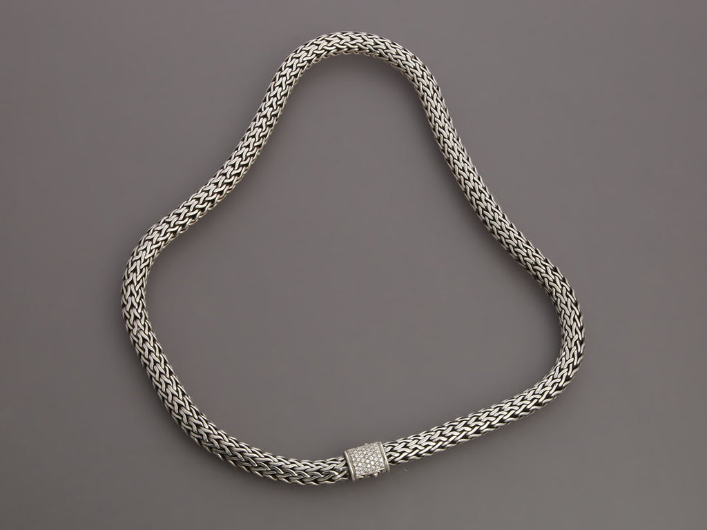 John Hardy Diamond Classic Chain Necklace