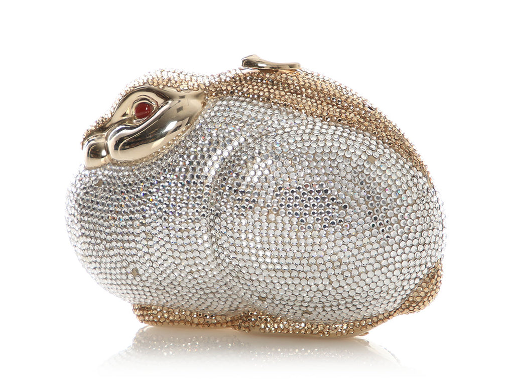 Judith Leiber Crystal Rabbit Minaudière