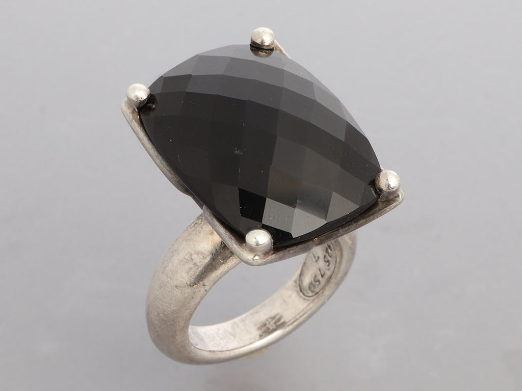 Barrera Two-Tone Onyx Ring