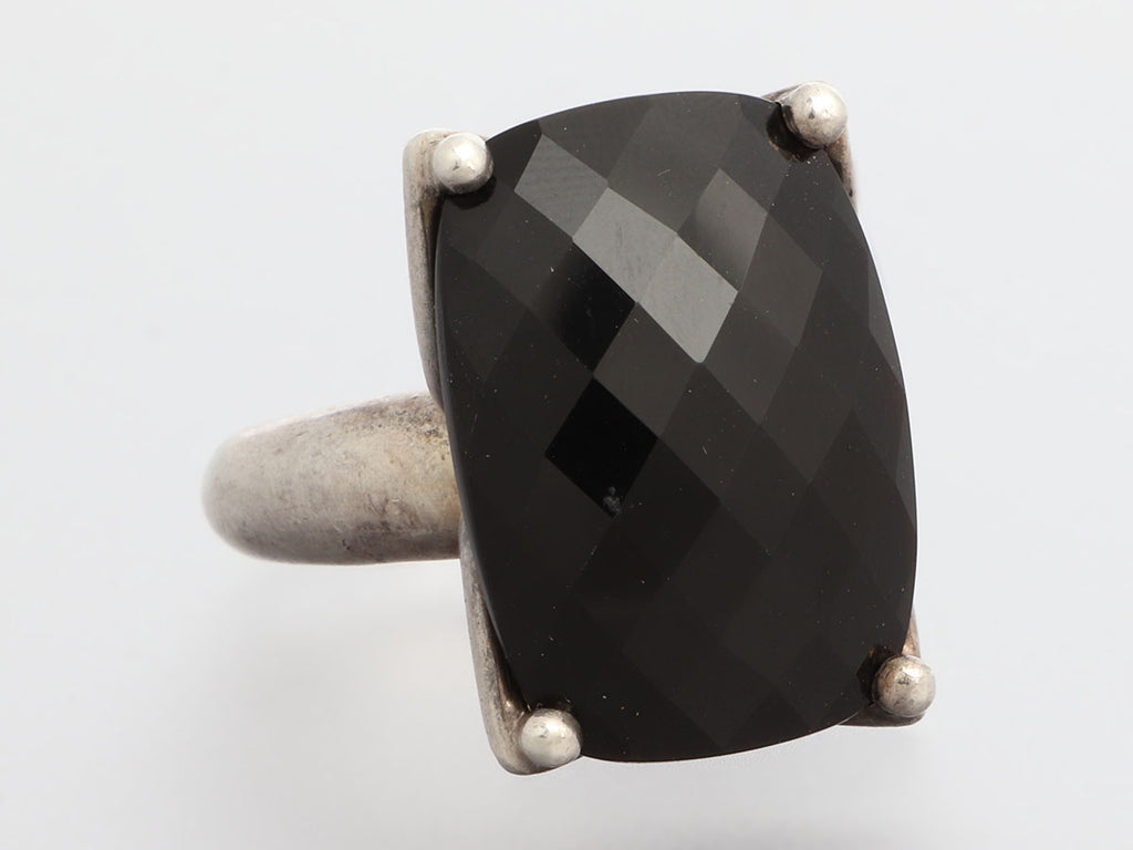 Barrera Two-Tone Onyx Ring