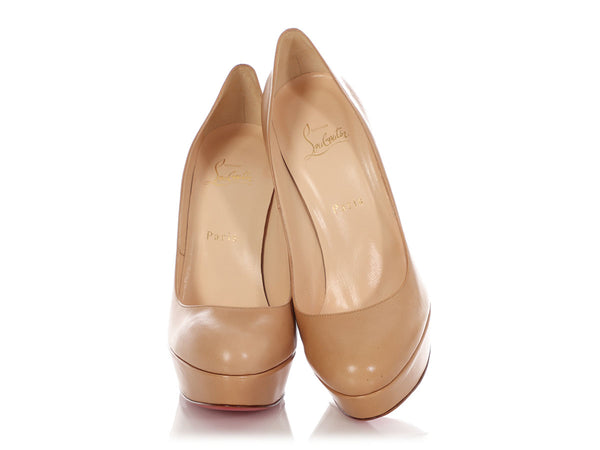 Christian Louboutin Beige Platform Pumps