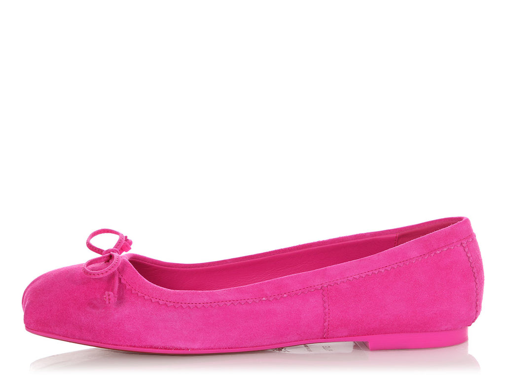 Christian Louboutin Bolerose Suede Mamadrague Ballerina Flats