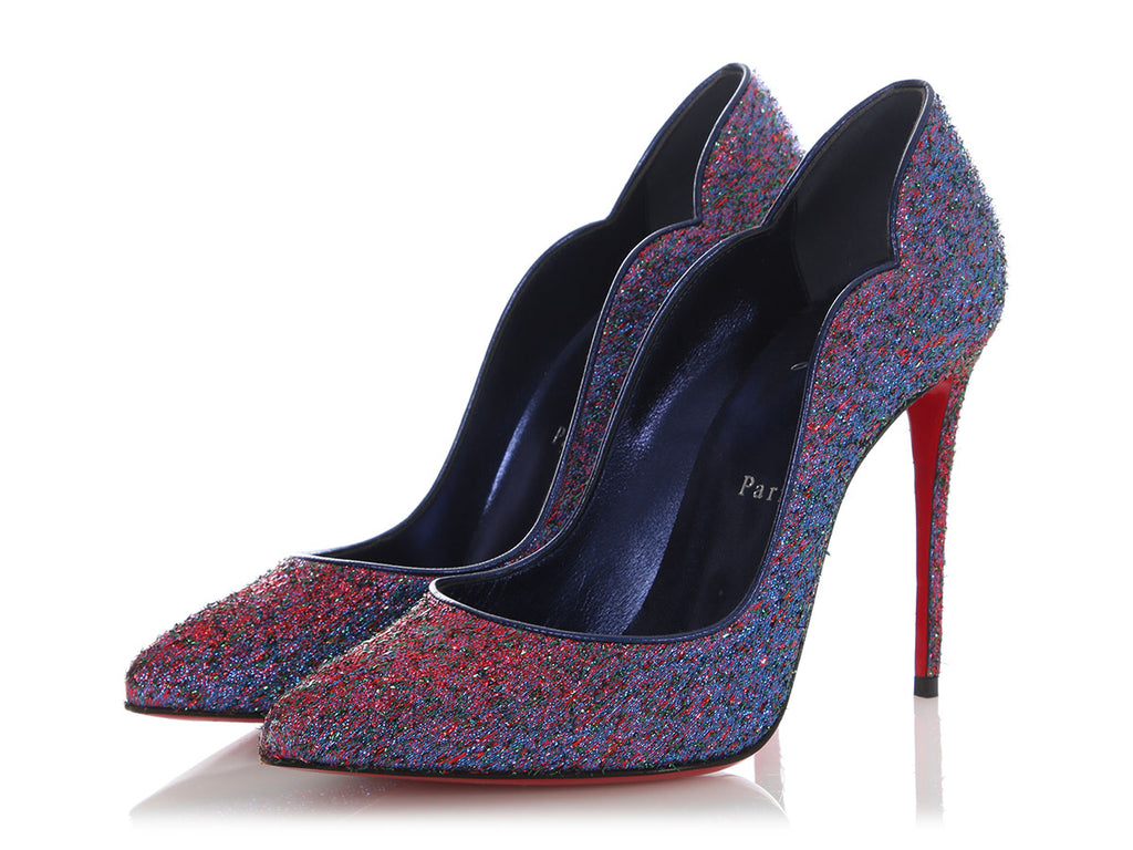 Christian Louboutin Starlight Lurex Hot Chick 100 Pumps