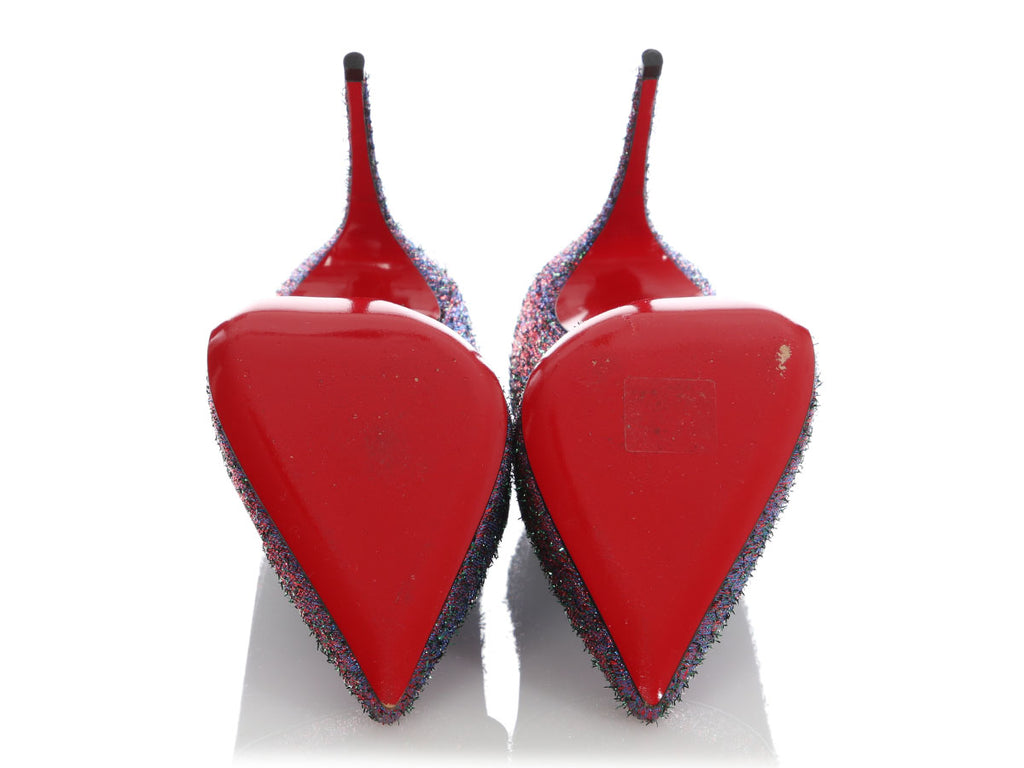 Christian Louboutin Starlight Lurex Hot Chick 100 Pumps