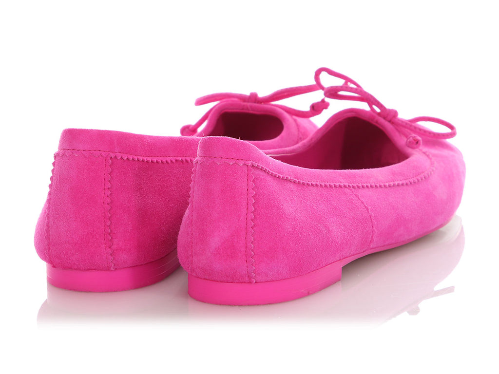 Christian Louboutin Bolerose Suede Mamadrague Ballerina Flats