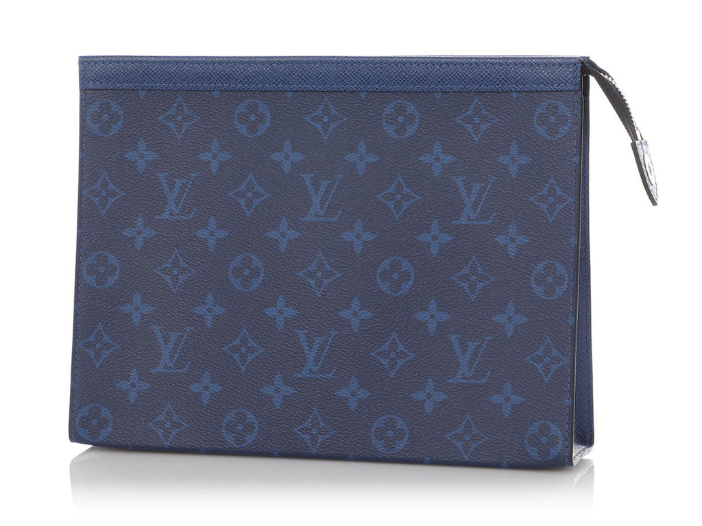 Louis Vuitton Blue Monogram Taigarama Pochette