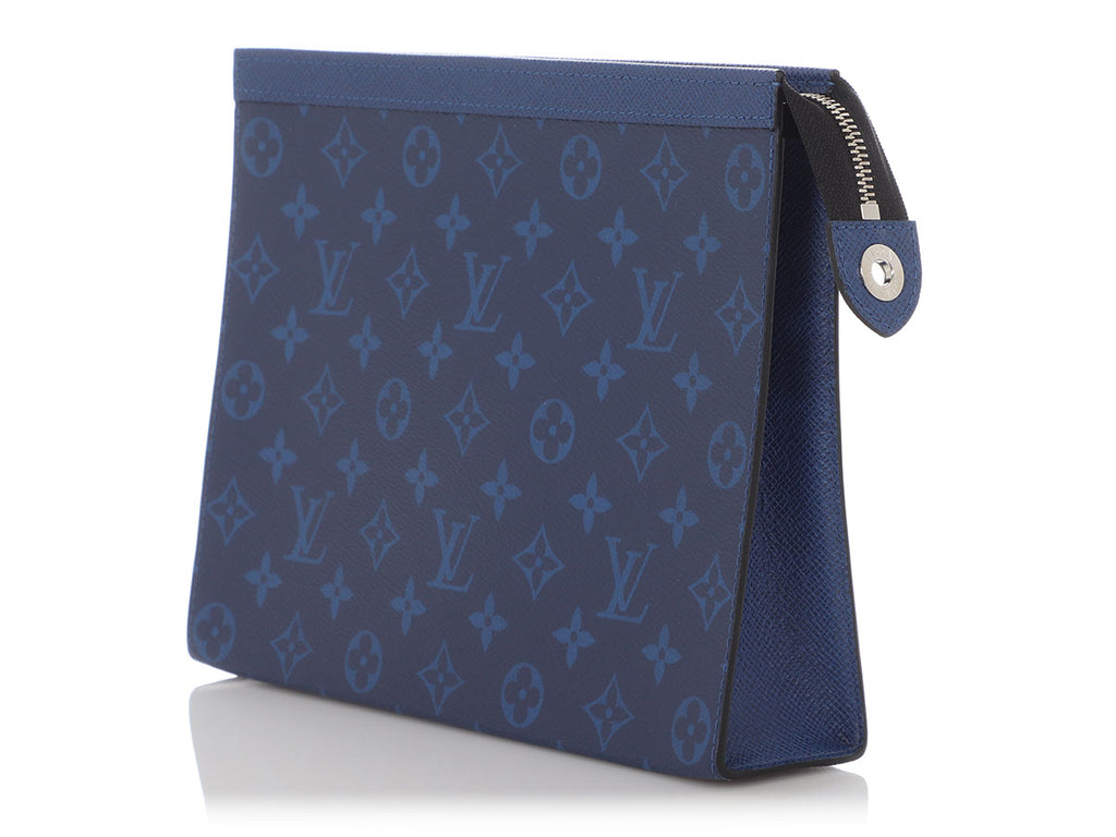 Louis Vuitton Blue Monogram Taigarama Pochette