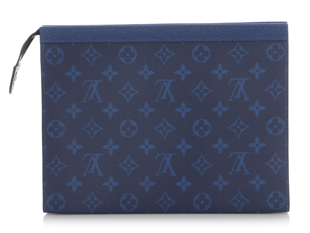 Louis Vuitton Blue Monogram Taigarama Pochette