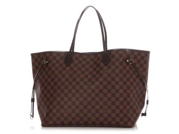 LV.X1016.06 Louis Vuitton Damier Ebène Neverfull GM