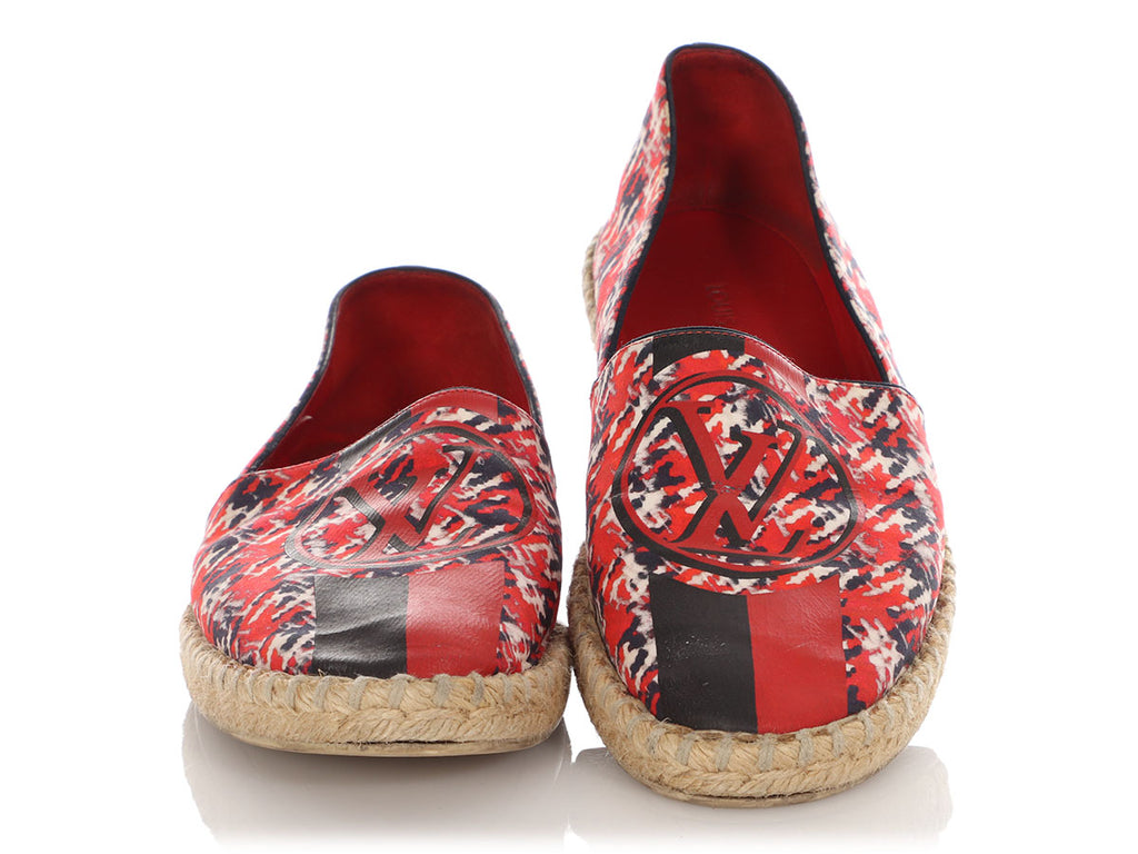 Louis Vuitton fat plaid Espadrilles