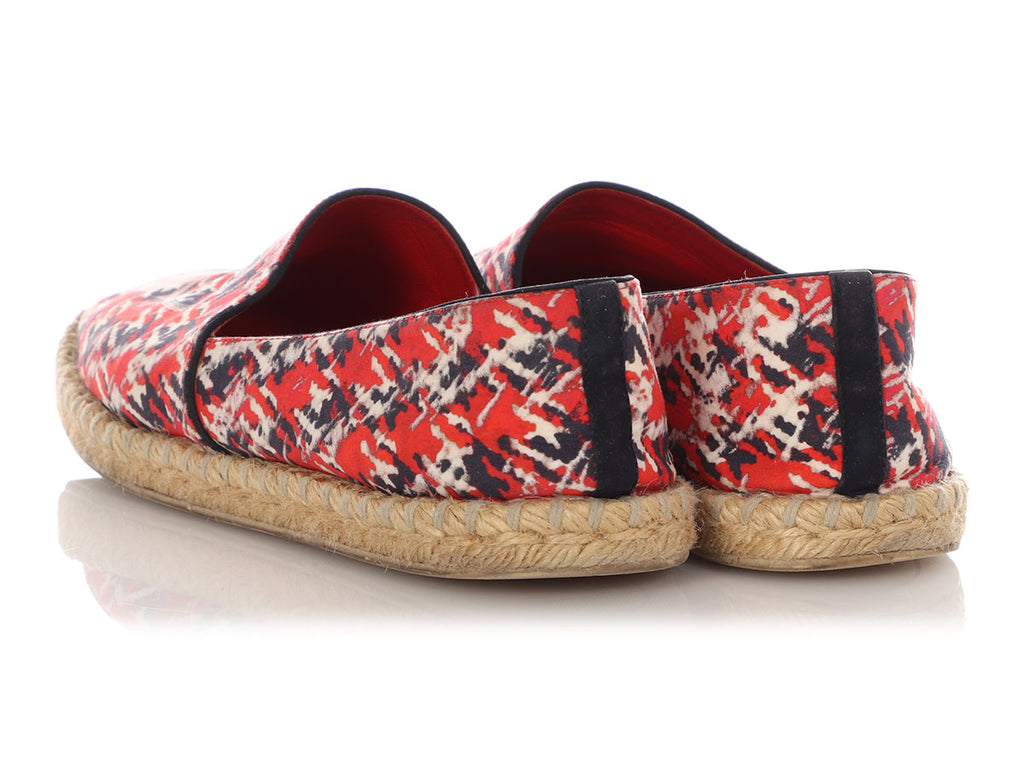 Louis Vuitton fat plaid Espadrilles