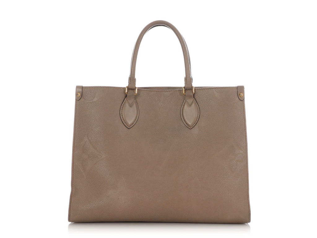 Louis Vuitton Beige Monogram Empreinte Onthego MM