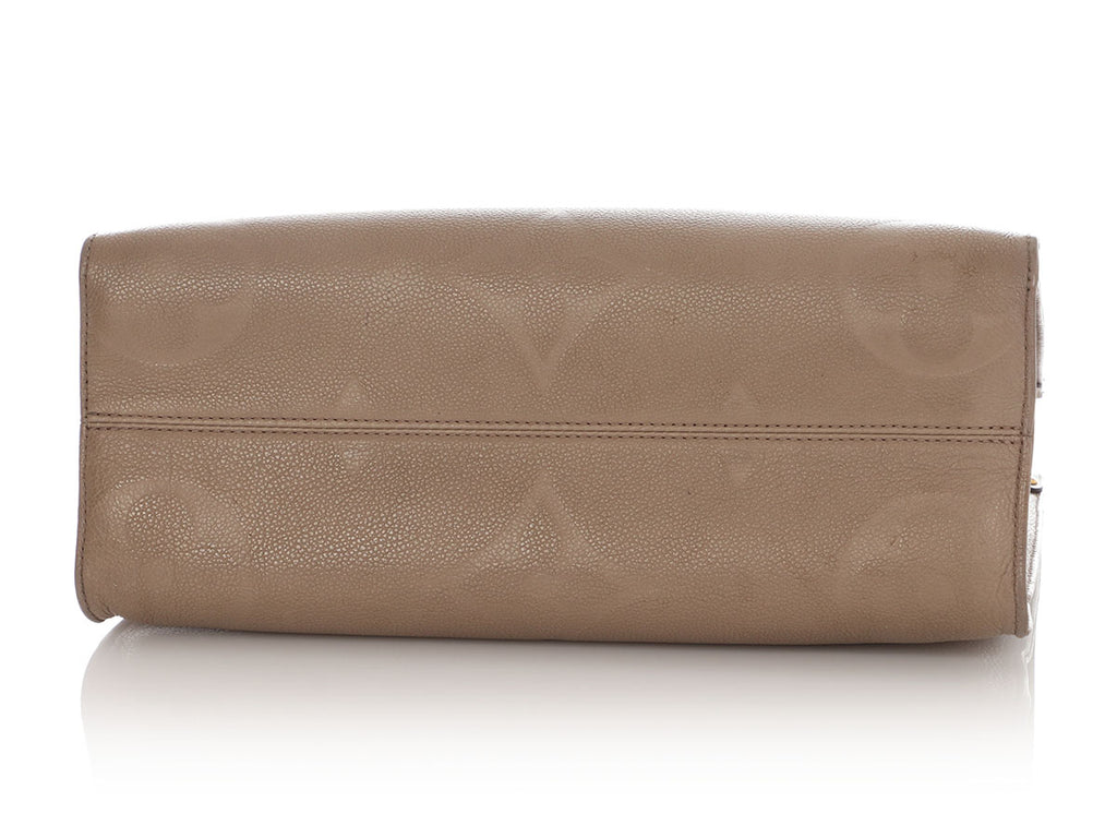 Louis Vuitton Beige Monogram Empreinte Onthego MM