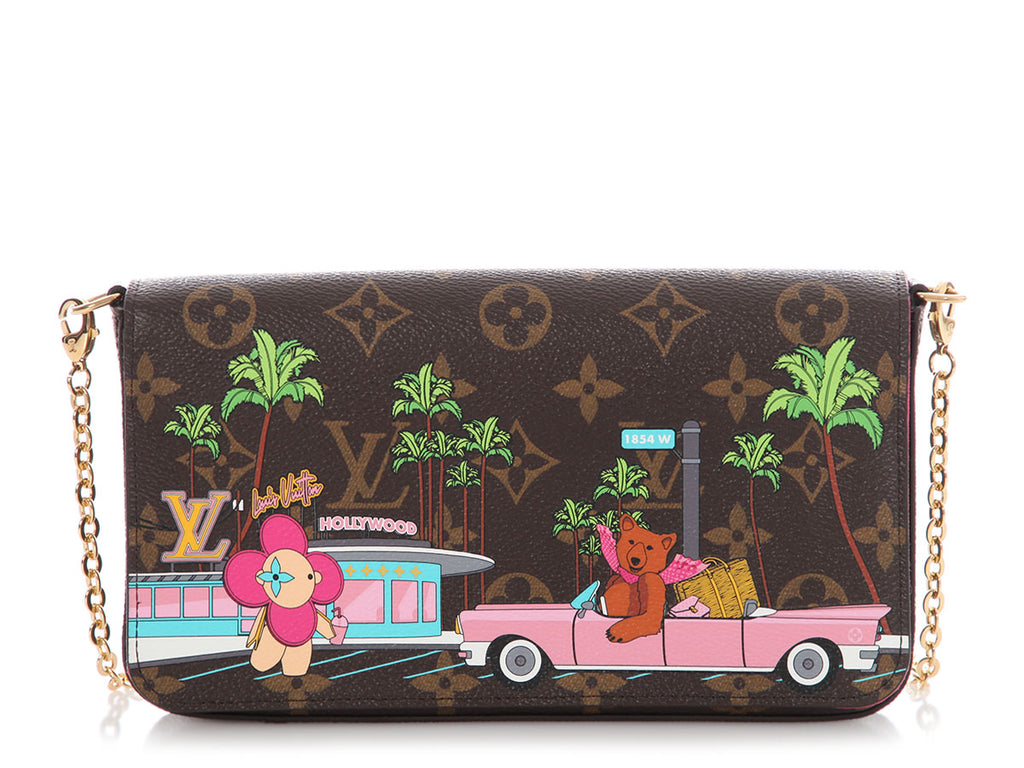 Louis Vuitton 2021 Monogram Christmas Animation Hollywood Félicie Pochette