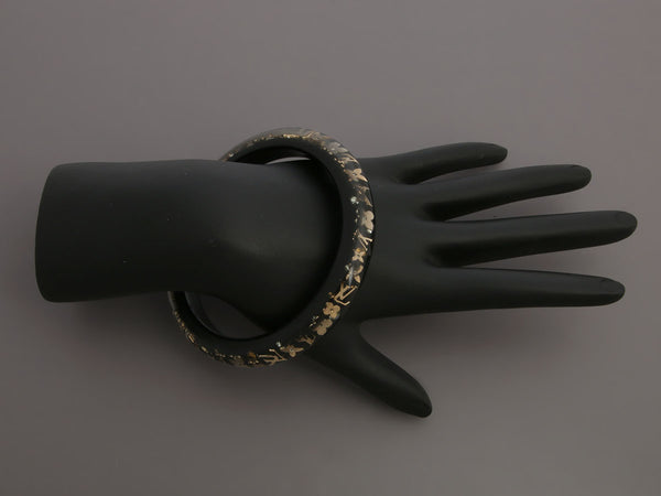 Louis Vuitton Narrow Black Inclusion Bracelet