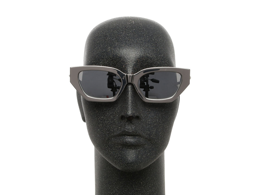 Louis Vuitton LE Silver and White LV Edge Sunglasses