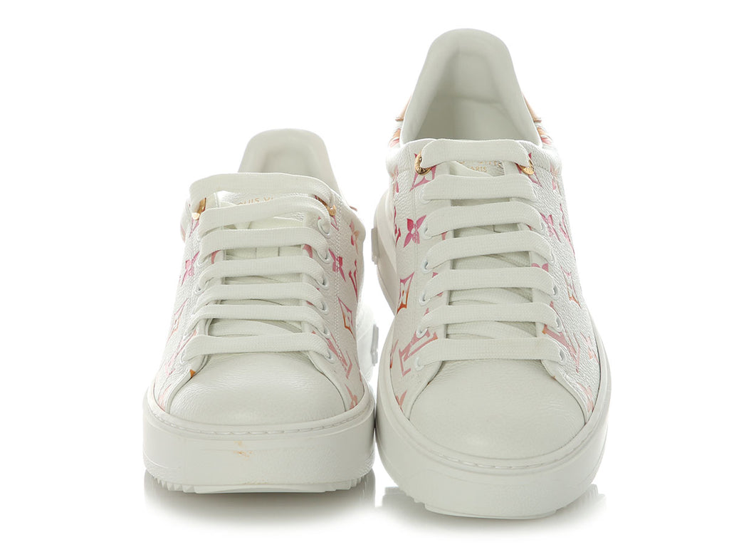 Louis Vuitton White Time Out Sneakers