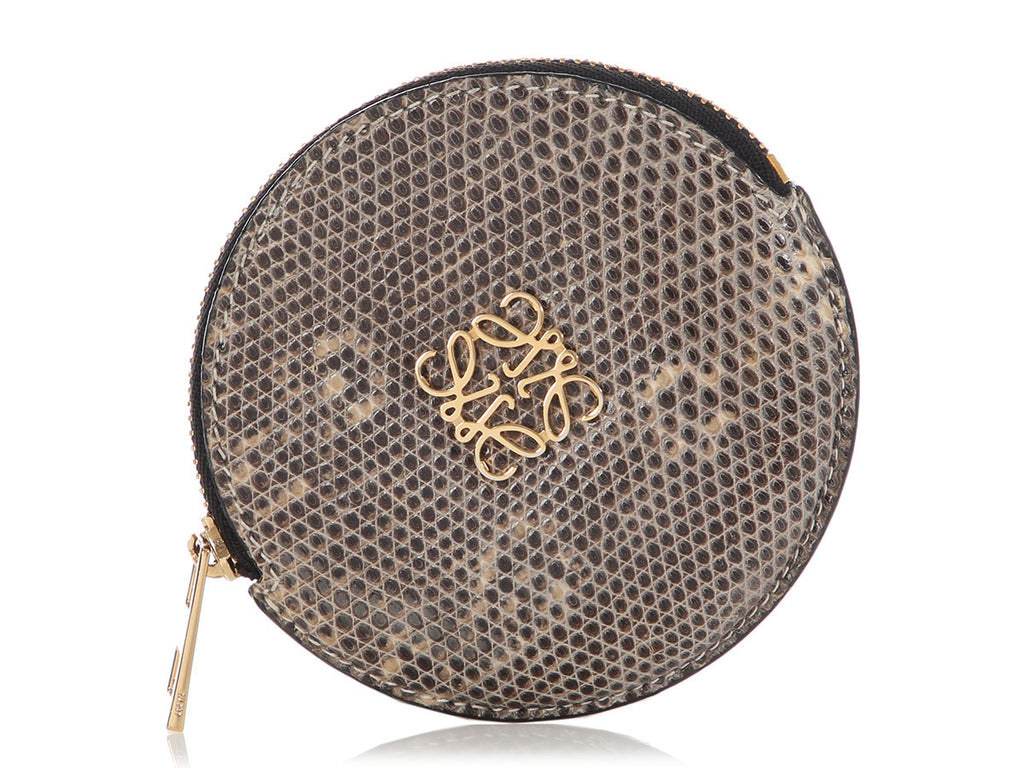 Loewe Round Lizard Coin Purse