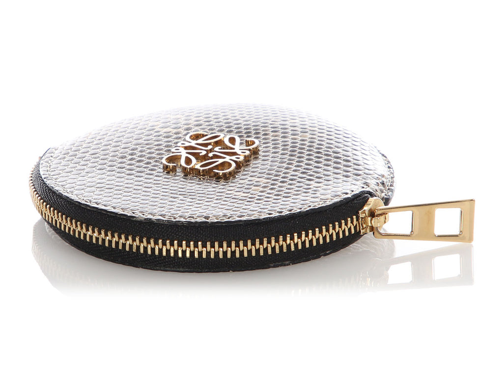 Loewe Round Lizard Coin Purse