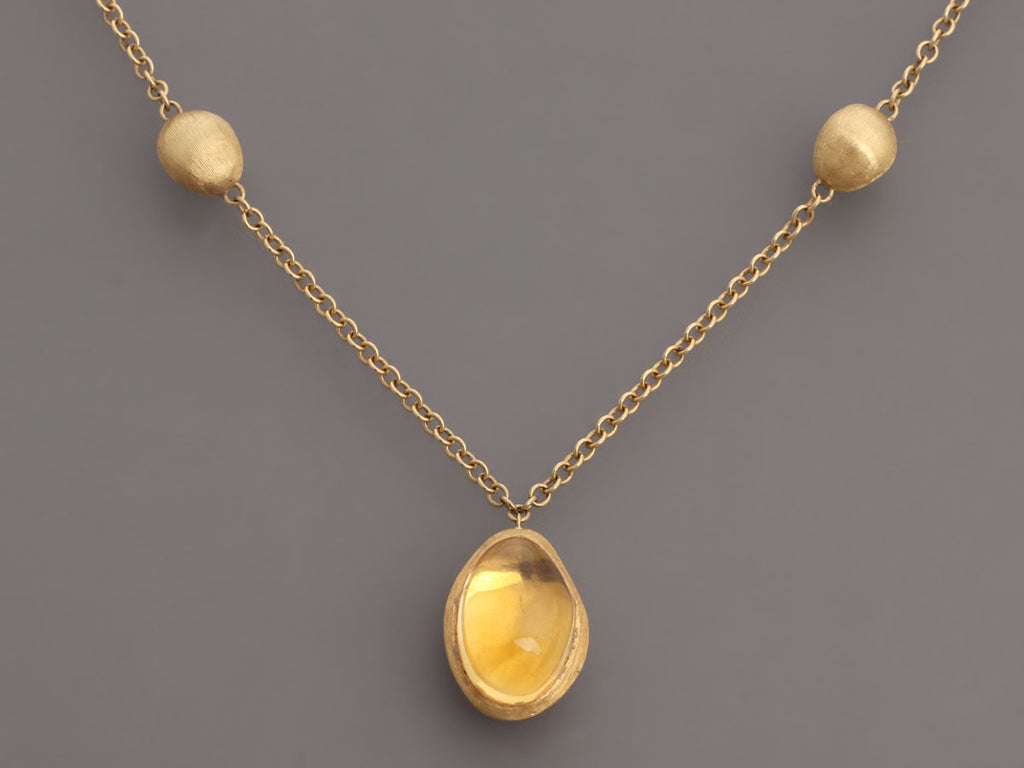 Marco Bicego 18K Yellow Gold Citrine Necklace