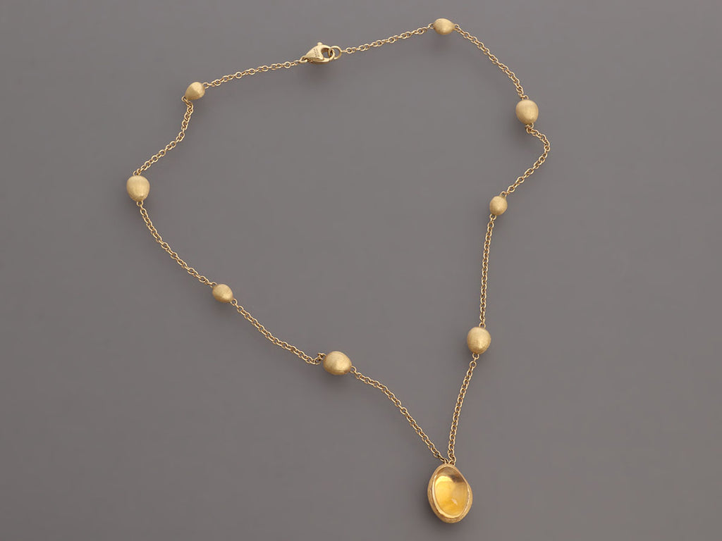 Marco Bicego 18K Yellow Gold Citrine Necklace