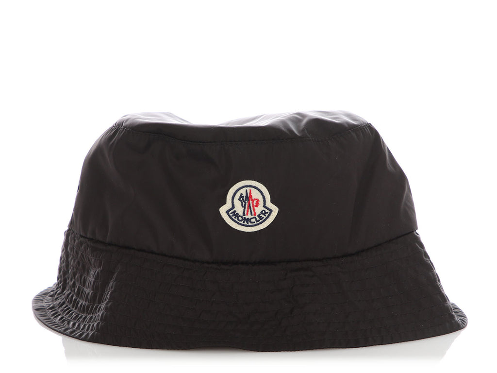 Moncler Black Bucket hat