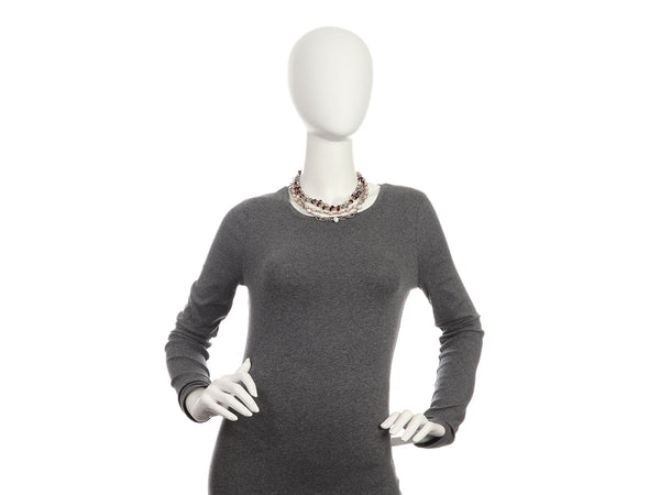 Michael Dawkins Sterling Silver Multi-Bead Necklace Set